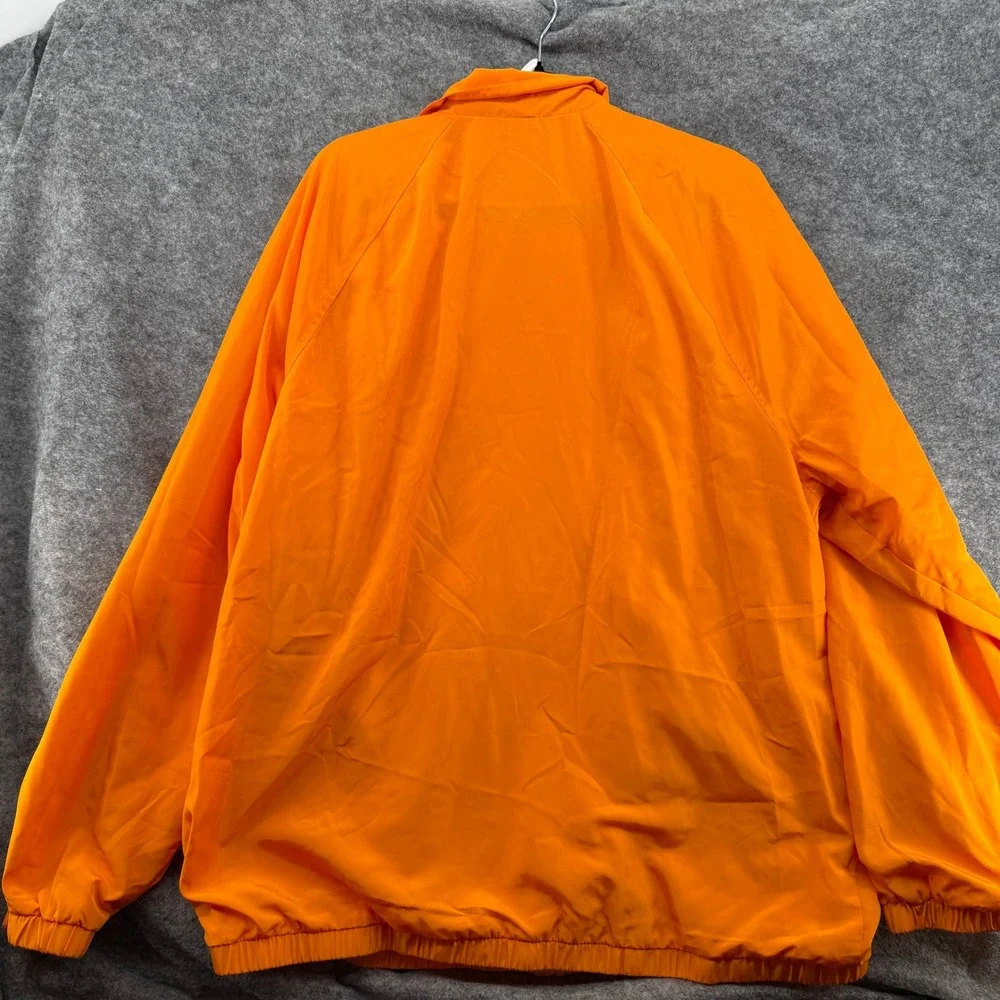 Disney Windbreaker Jacket Unisex XL Orange Mickey & Friends Embroidered Zip Up - Picture 7 of 16